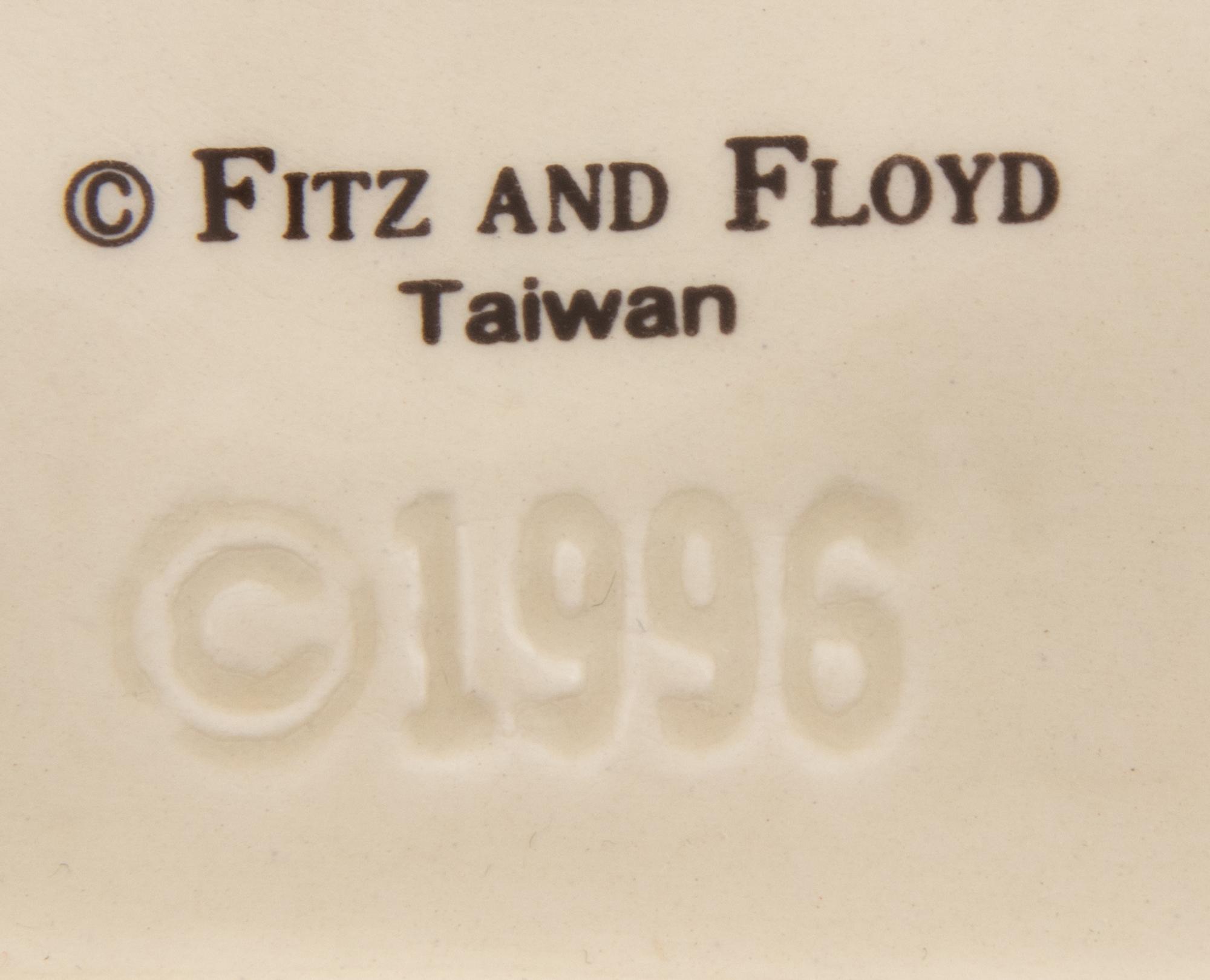 A Group of Fitz and Floyd Seashell-Themed Ceramic Articles