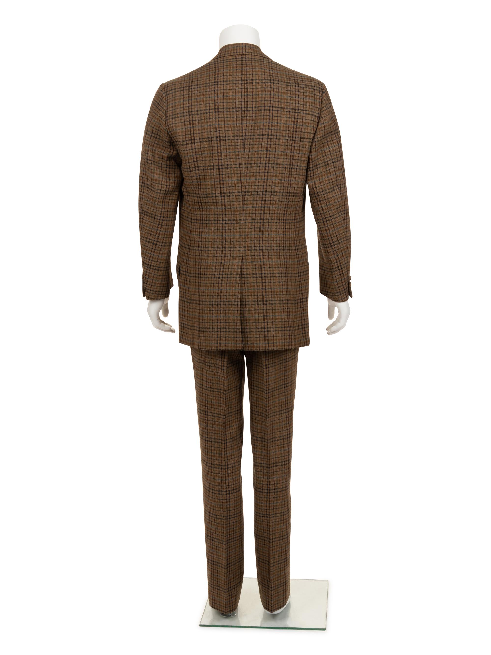 Huntsman and Sons Tailored Three-Piece Suit, Worn By Rex Harrison, 1984