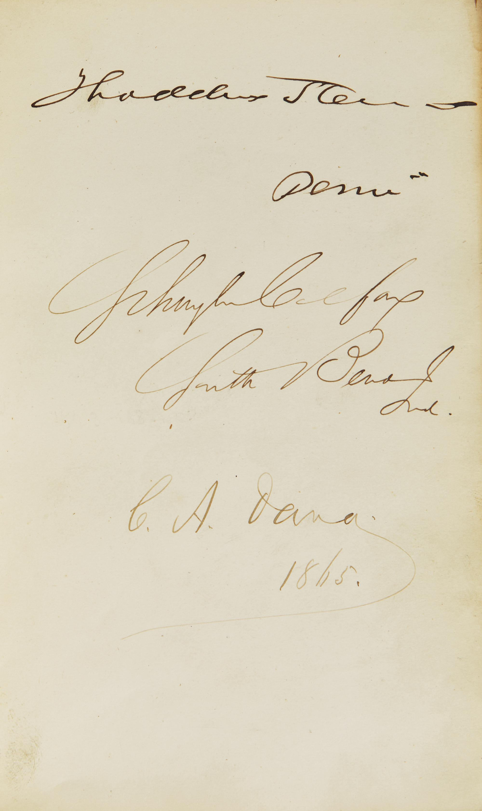 Lincoln, Abraham, et al. Autograph Album