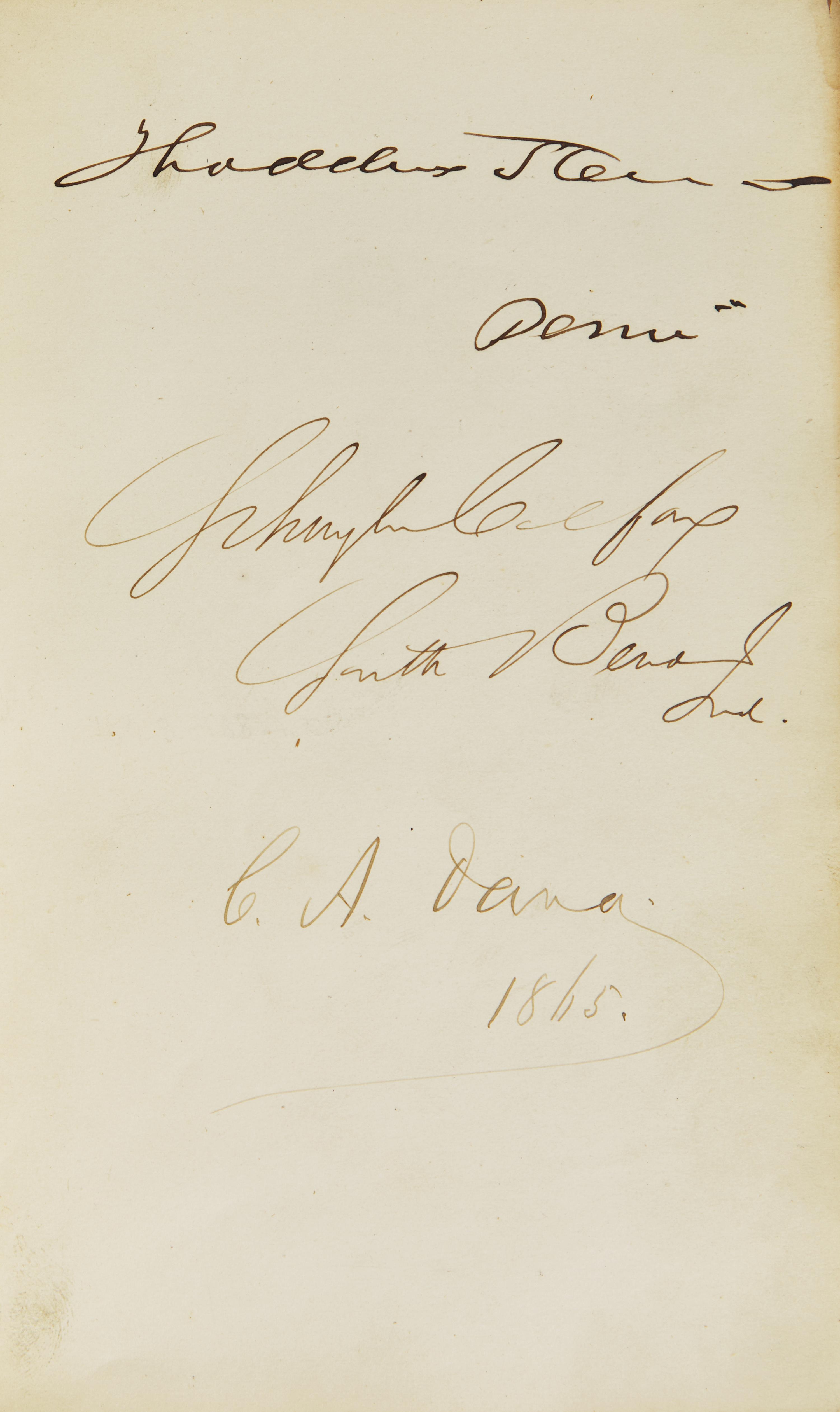 Lincoln, Abraham, et al. Autograph Album