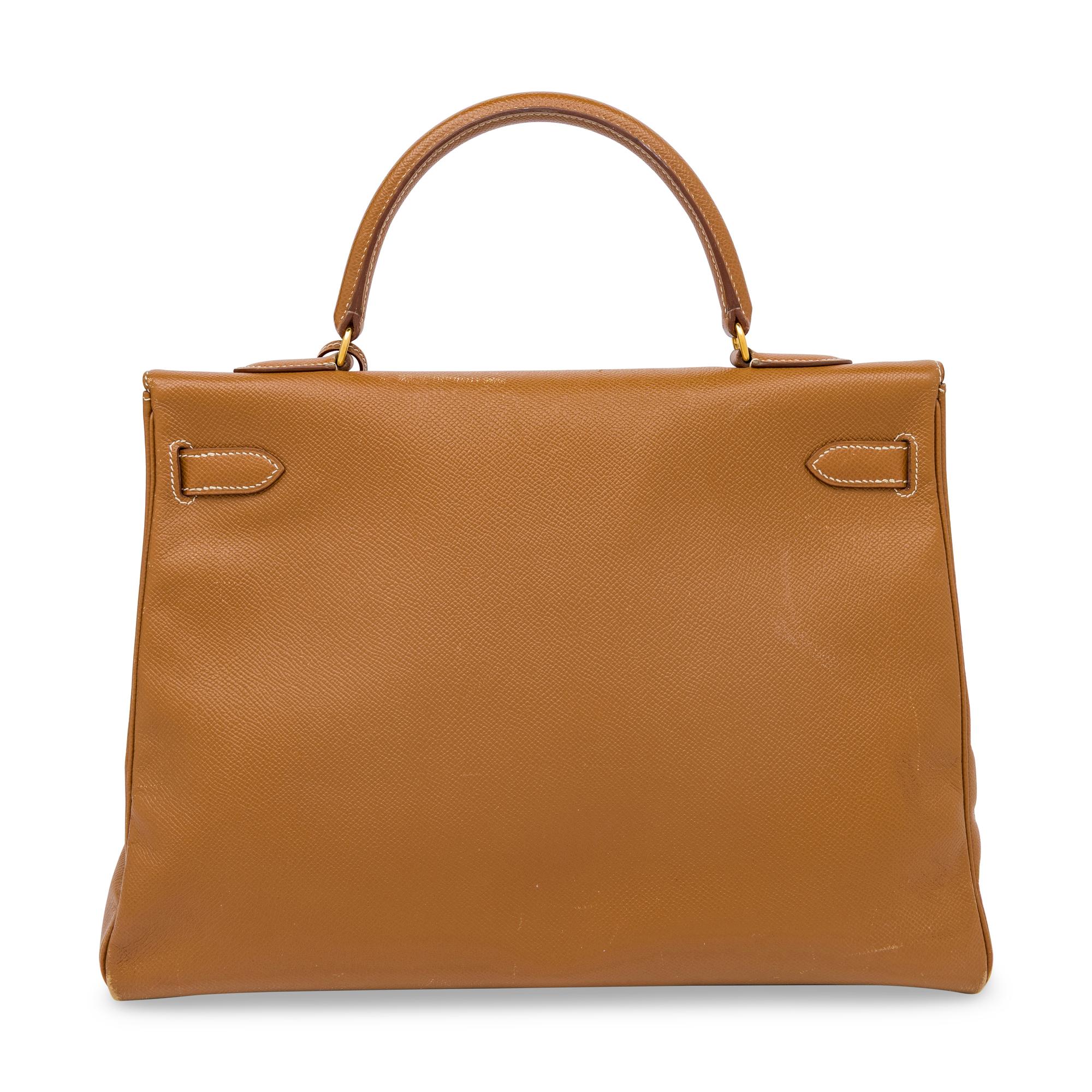 Hermès, Kelly 35 in Gold Epsom