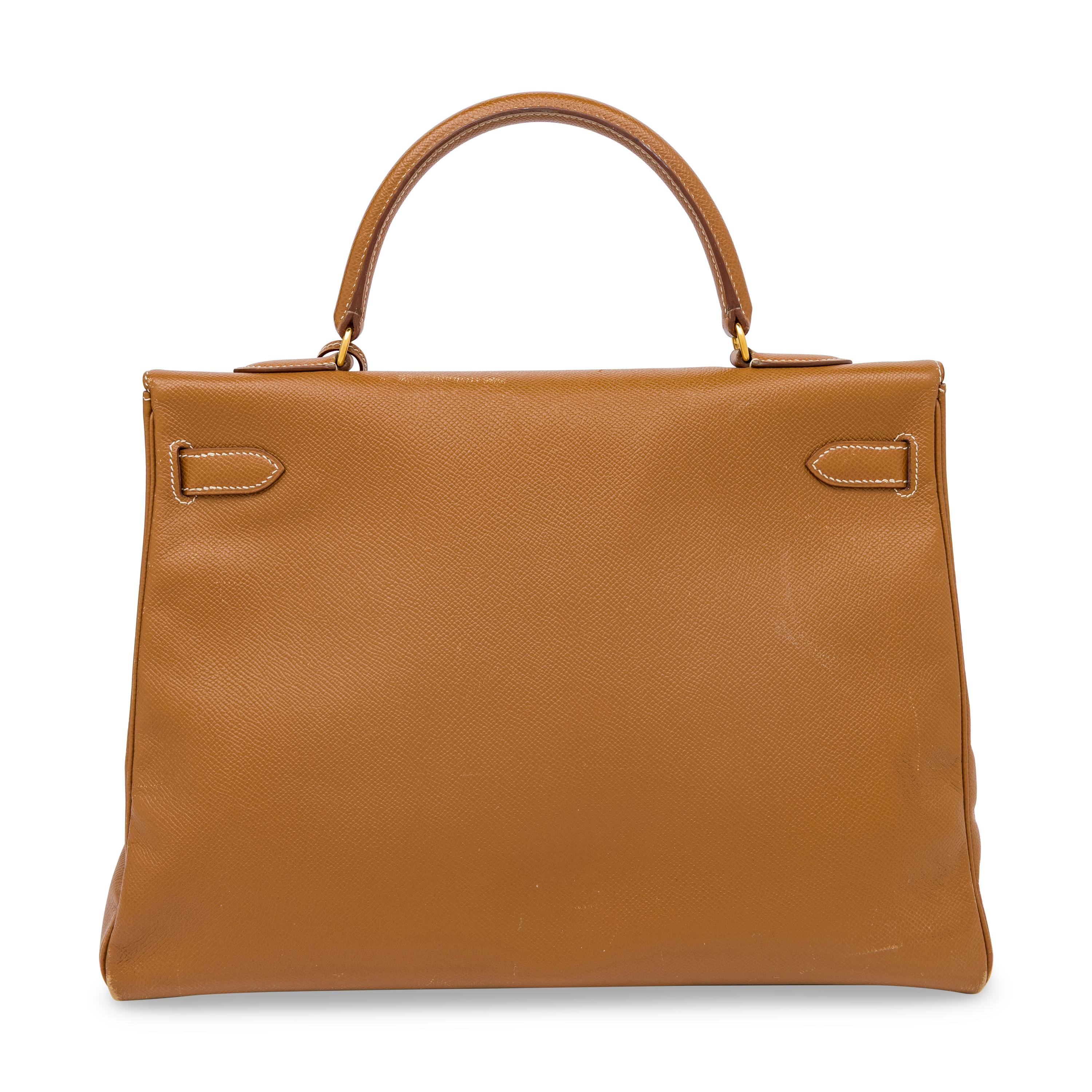 Hermès, Kelly 35 in Gold Epsom