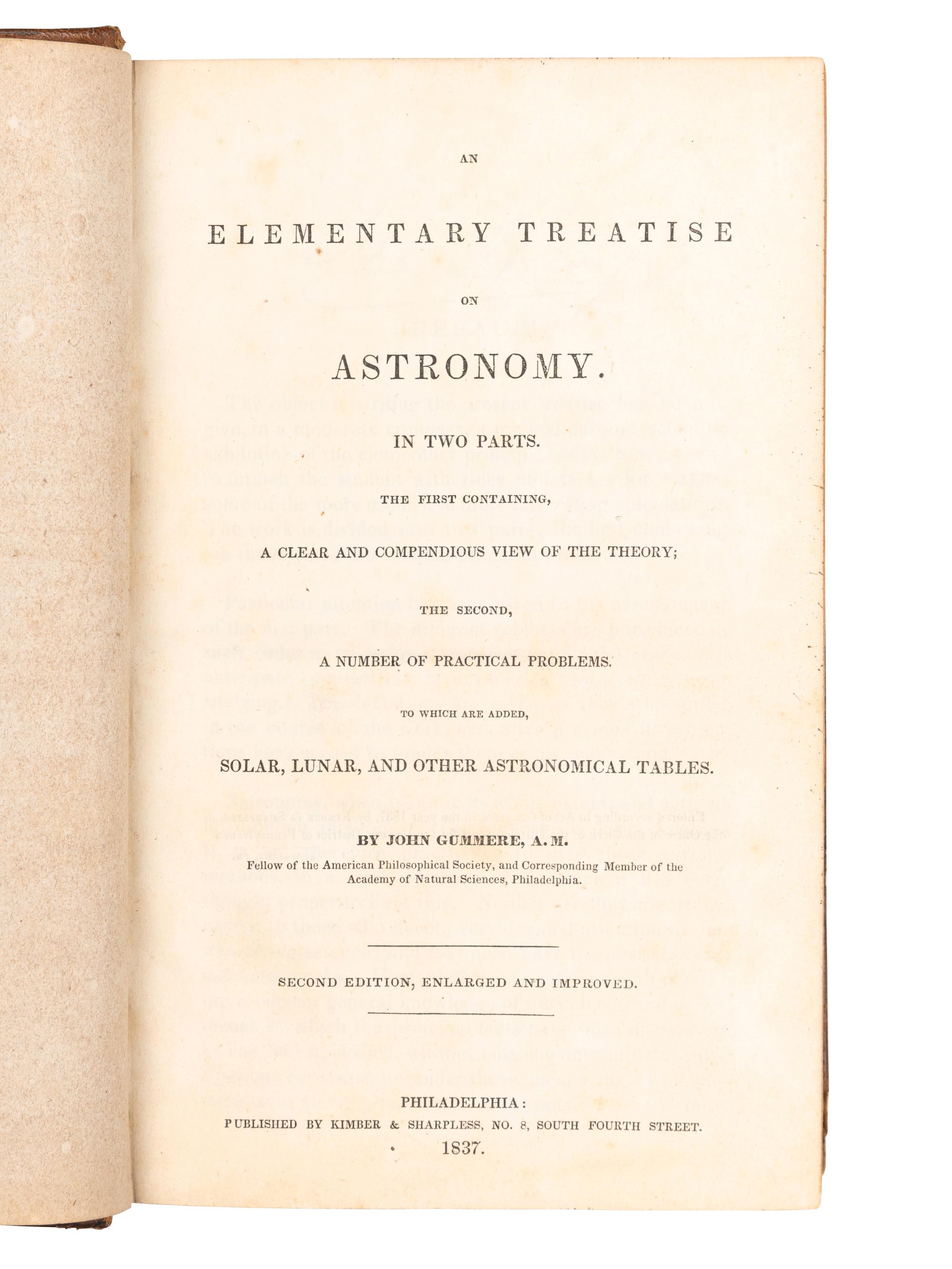 [ASTRONOMY]. A group of 13 works, including: