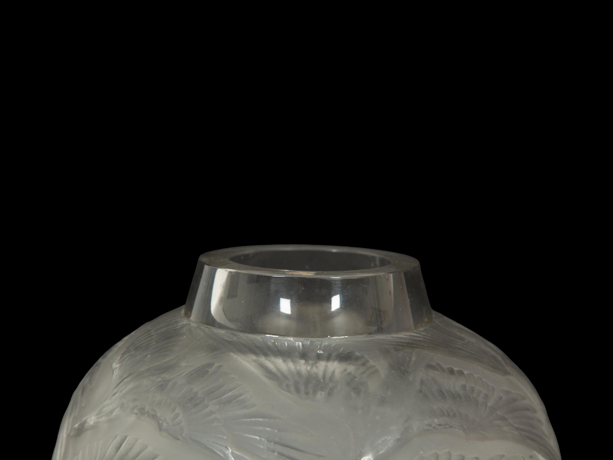 A René Lalique Archers Vase