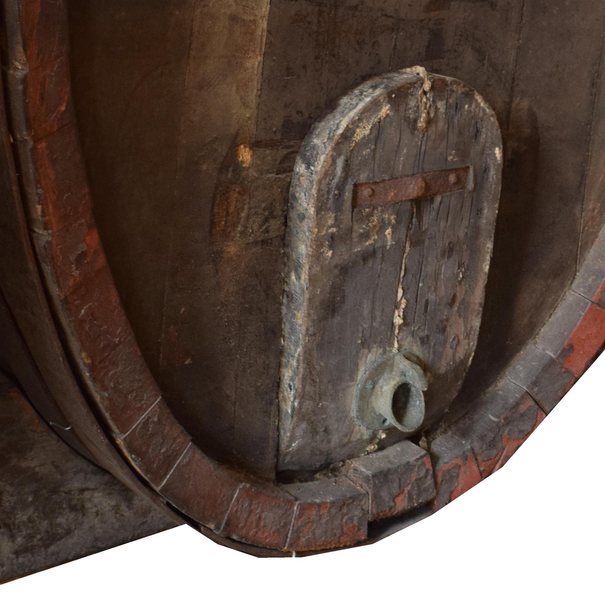 A Pair of Olive Oil Casks 39" W x 48" D x 77.5" H — Italy, 20th Century
