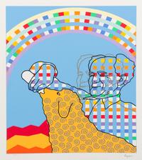 Yaacov Agam, (Israeli, b. 1928), Ben Gurion (folio containing 10 color silkscreens; each signed and numbered 154/540 in pencil to margi