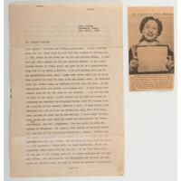 David Crockett's " Garden Spot of the World " Letter, Period Manuscript Copy Descended Directly in the Crockett Family