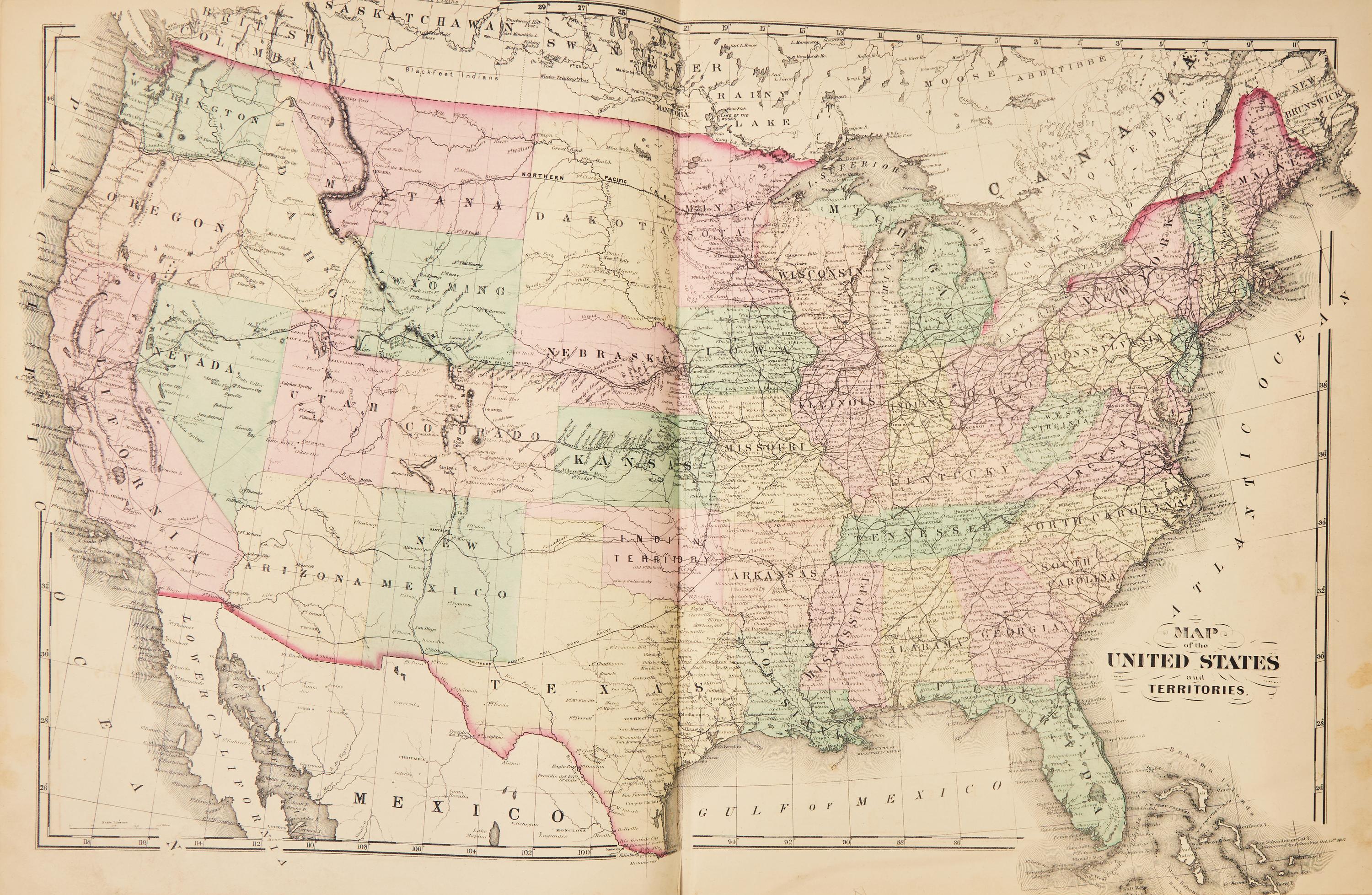 [Americana] Combination Atlas Map of Lancaster County Pennsylvania