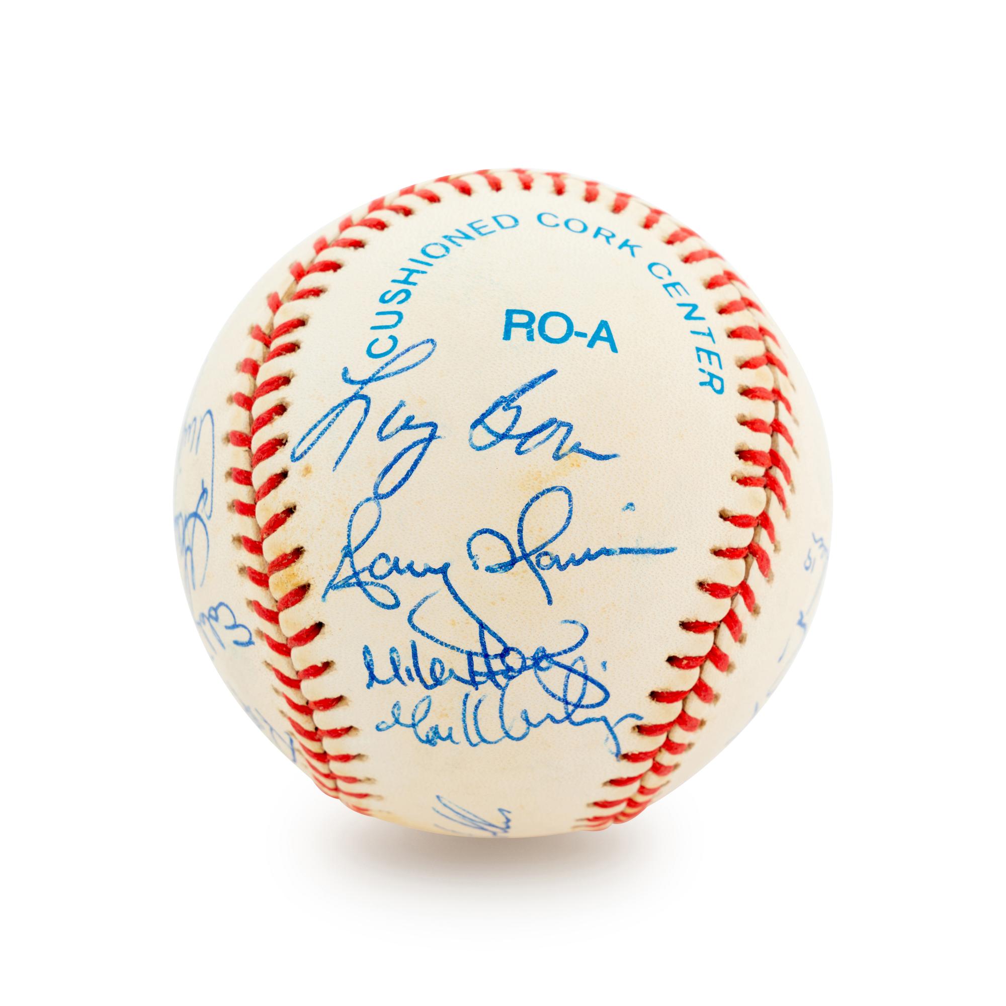 A Group of 19 Los Angeles Angels Signed Baseballs,