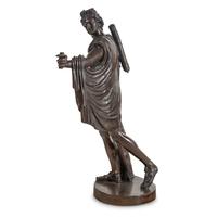 A French Bronze Figure of Apollo Belvedere
