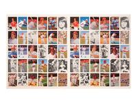 A Group of Five Uncut Sheets of 1985 Pete Rose Baseball Cards