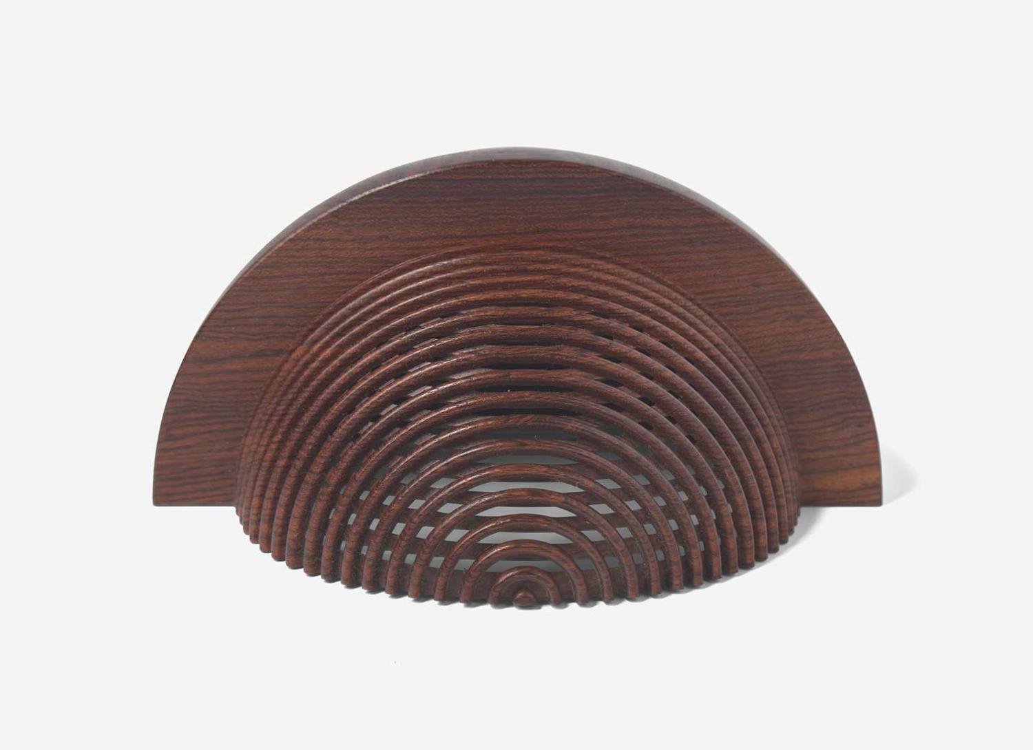 [REDUCE/REOFFER - $400/600] Hans Joachim Weissflog, Rocking Bowl and Drunken Wood Box
