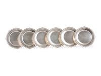A Set of Twelve American Silver Bread Plates
