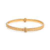 YELLOW GOLD BANGLE BRACELET