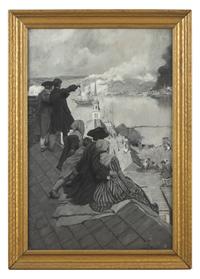 Viewing the Battle of Bunker's Hill , 1901
