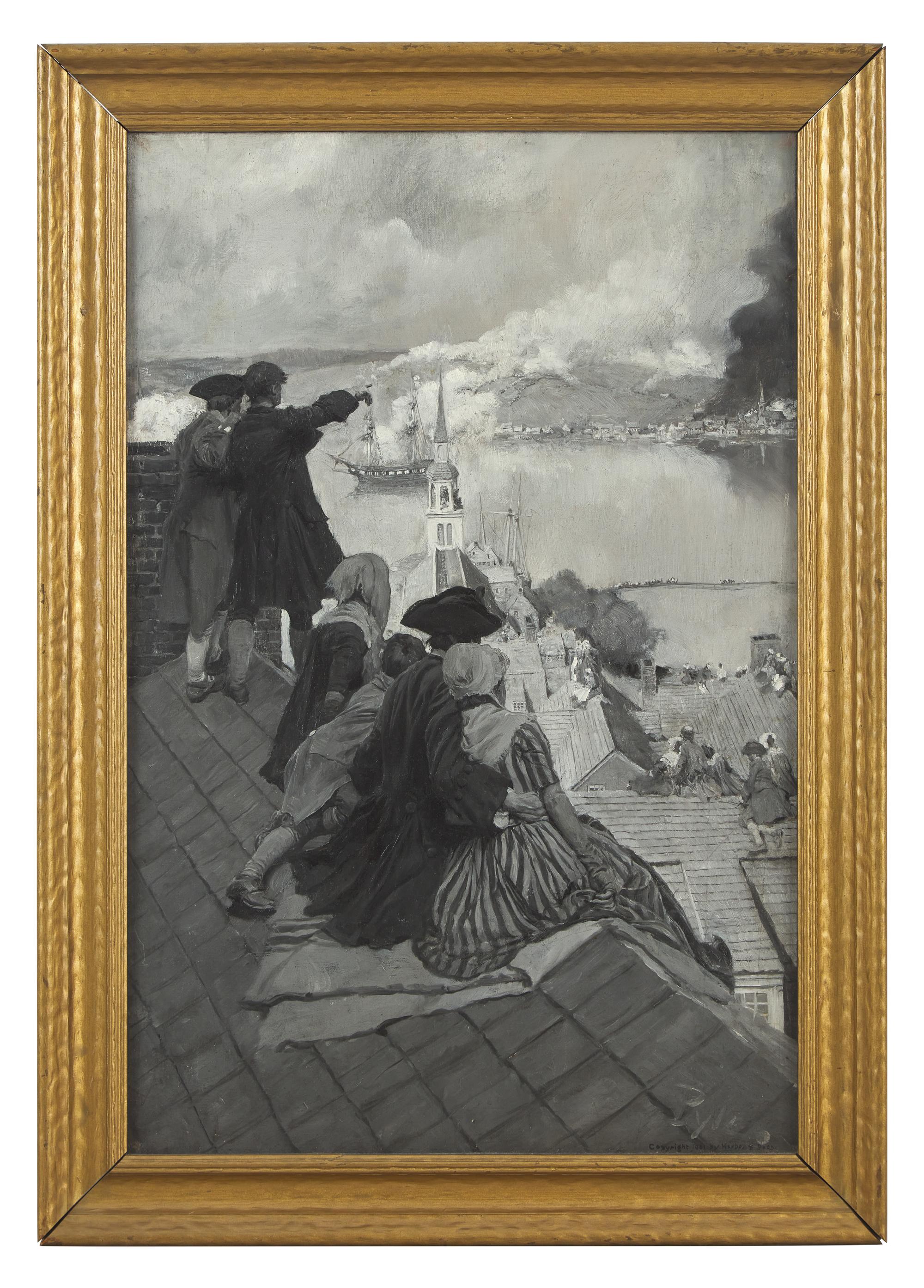 Viewing the Battle of Bunker's Hill , 1901