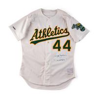 A Reggie Jackson Signed Autograph Oakland Athletics Jersey (Beckett Authentication Services)