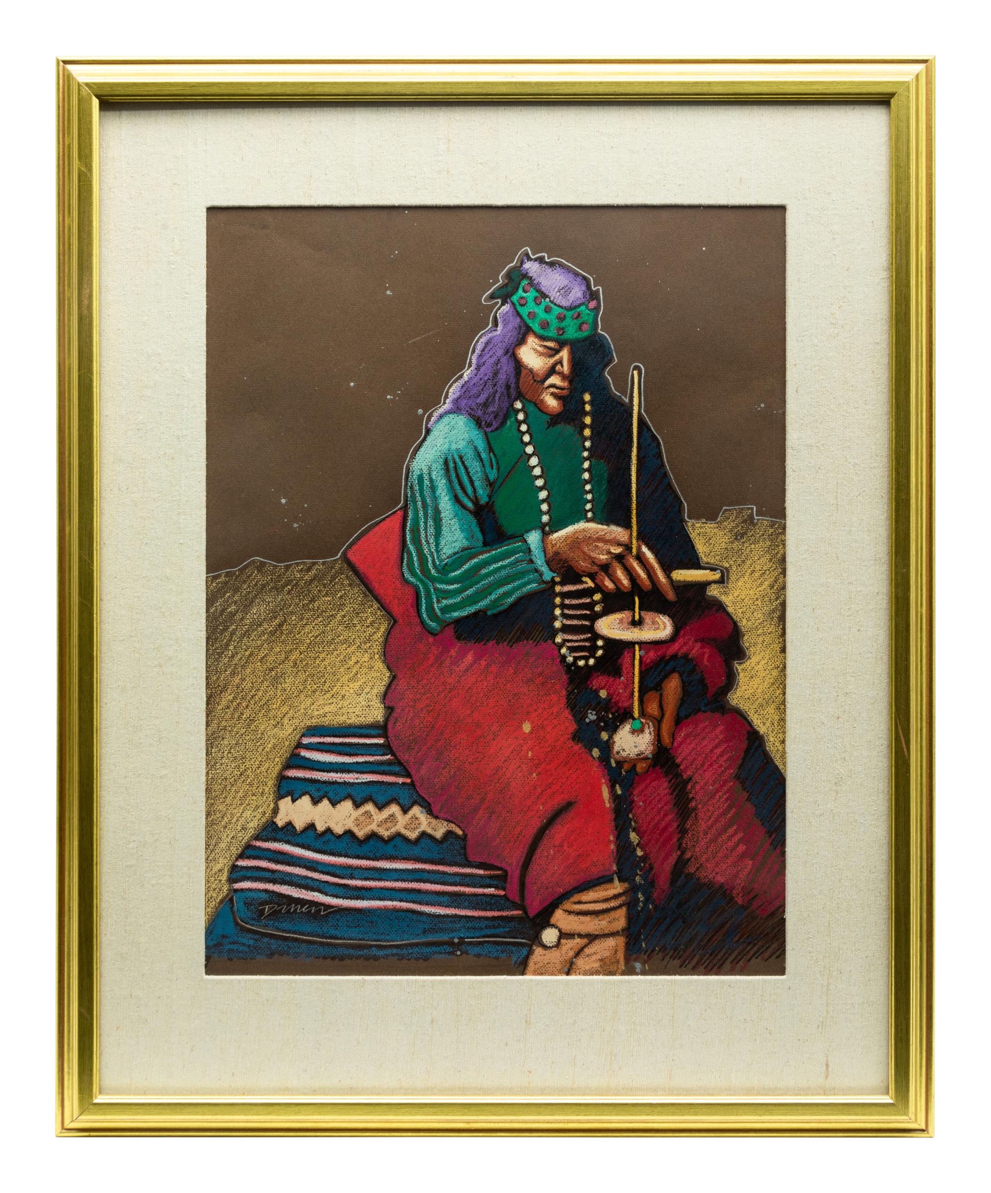 Seated Indian