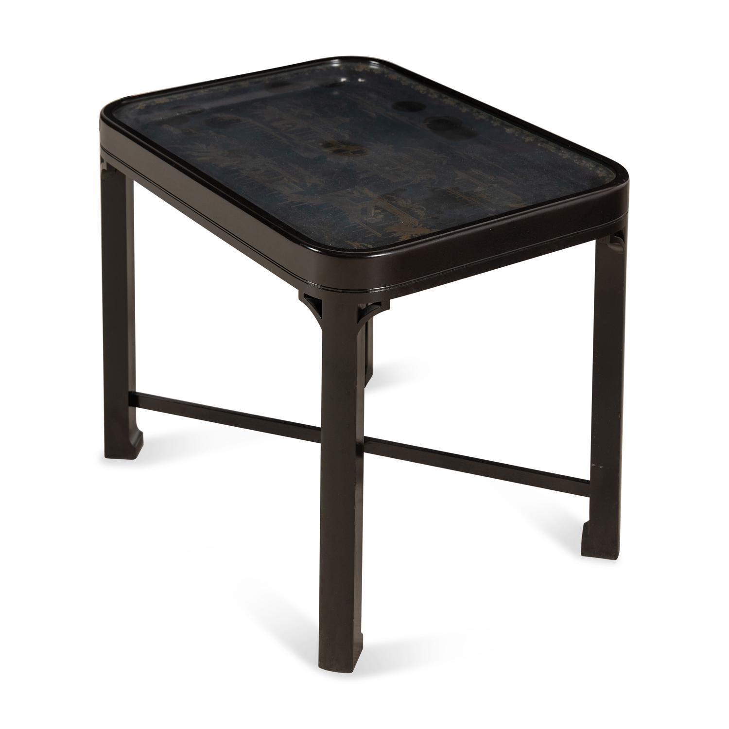 A Chinese Export Lacquer Tray Table