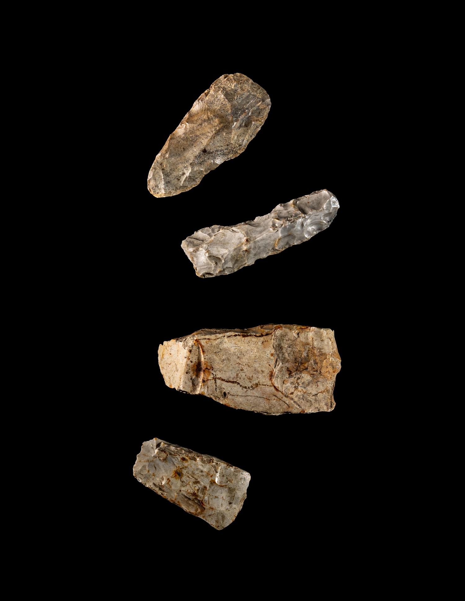 Four Neolithic Stone Axes