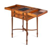 An Edwardian Mahogany Flip-Top Dressing Table
