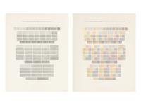 All One, Two, Three & Four Part Combinations of Lines in Four Directions (set of two), 1976