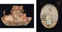Two American Needlework Pictures