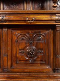 A French Renaissance Revival Carved Walnut Server