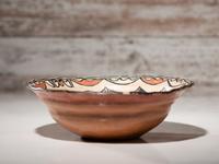 San Ildefonso Polychrome Pottery Bowl