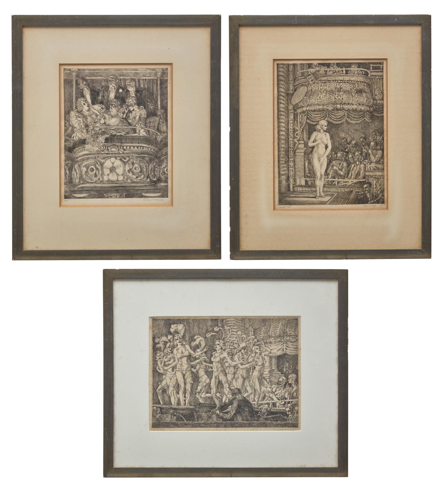 Box at the Metropolitan , 1934; Striptease at New Gotham , 1935; and Minsky's New Gotham Chorus , 1936 (3 works)