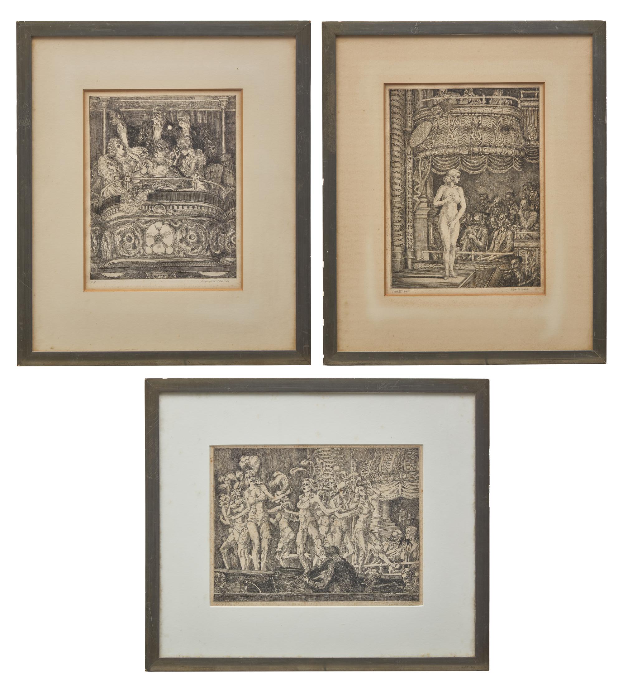 Box at the Metropolitan , 1934; Striptease at New Gotham , 1935; and Minsky's New Gotham Chorus , 1936 (3 works)