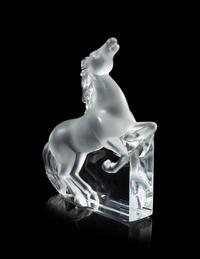 A Lalique Horse Figure