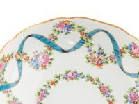 Five Sèvres Style Porcelain Rubans Bleu Céleste Articles