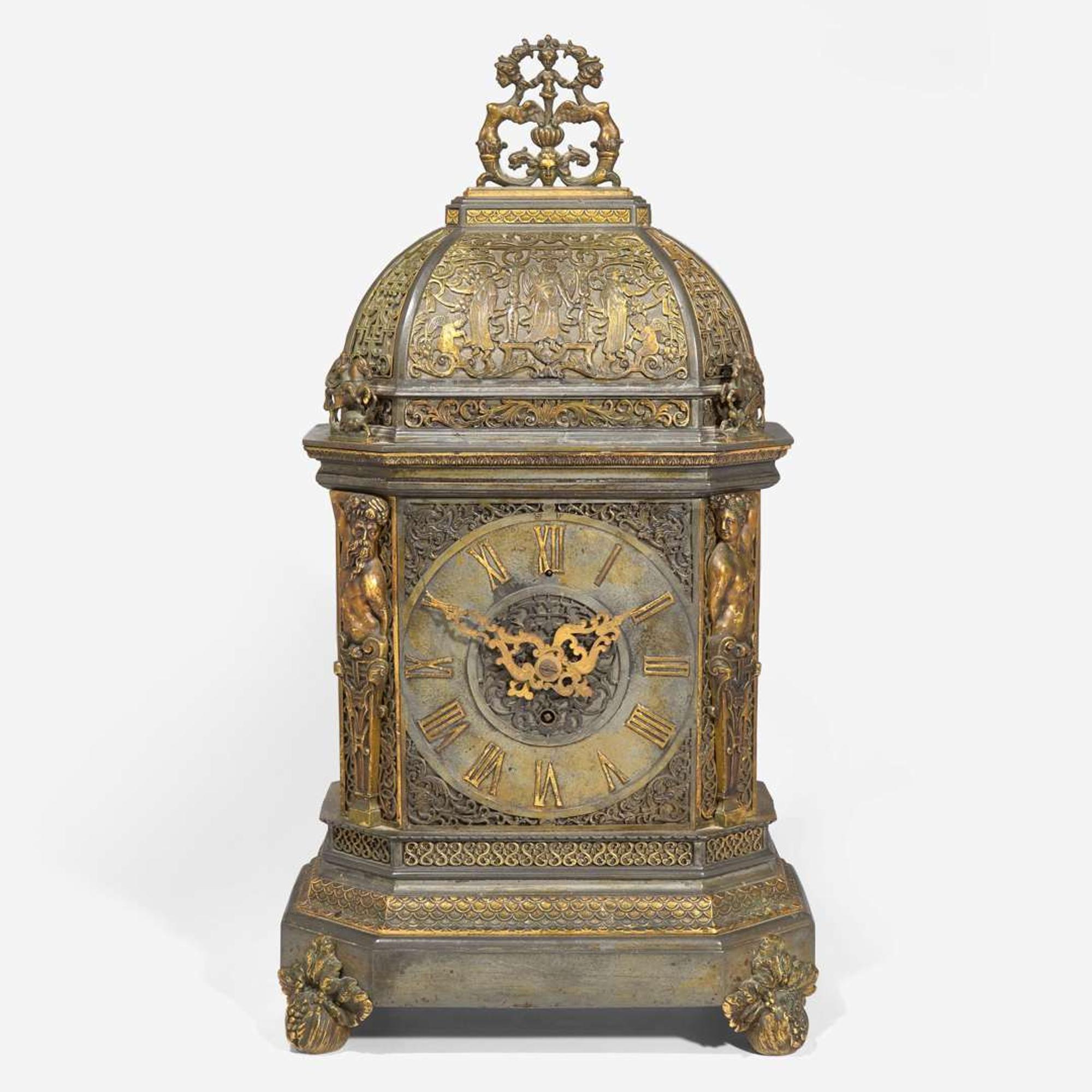 A Renaissance Revival gilt and patinated bronze clock Edward F. Caldwell & Co. (active 1895-1959), New York, NY, early 20th century