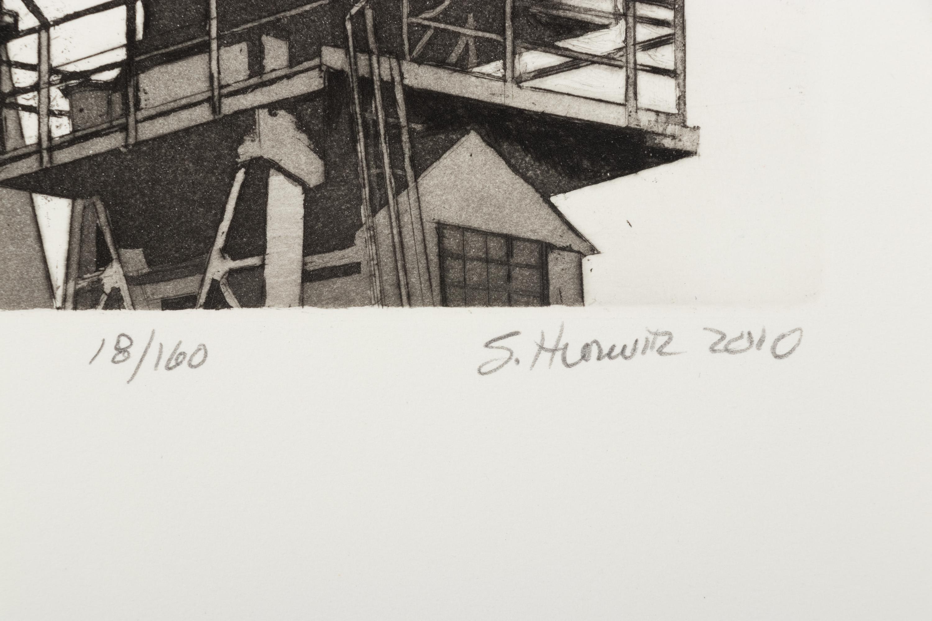 Collection of eight prints from the Print Club of Albany