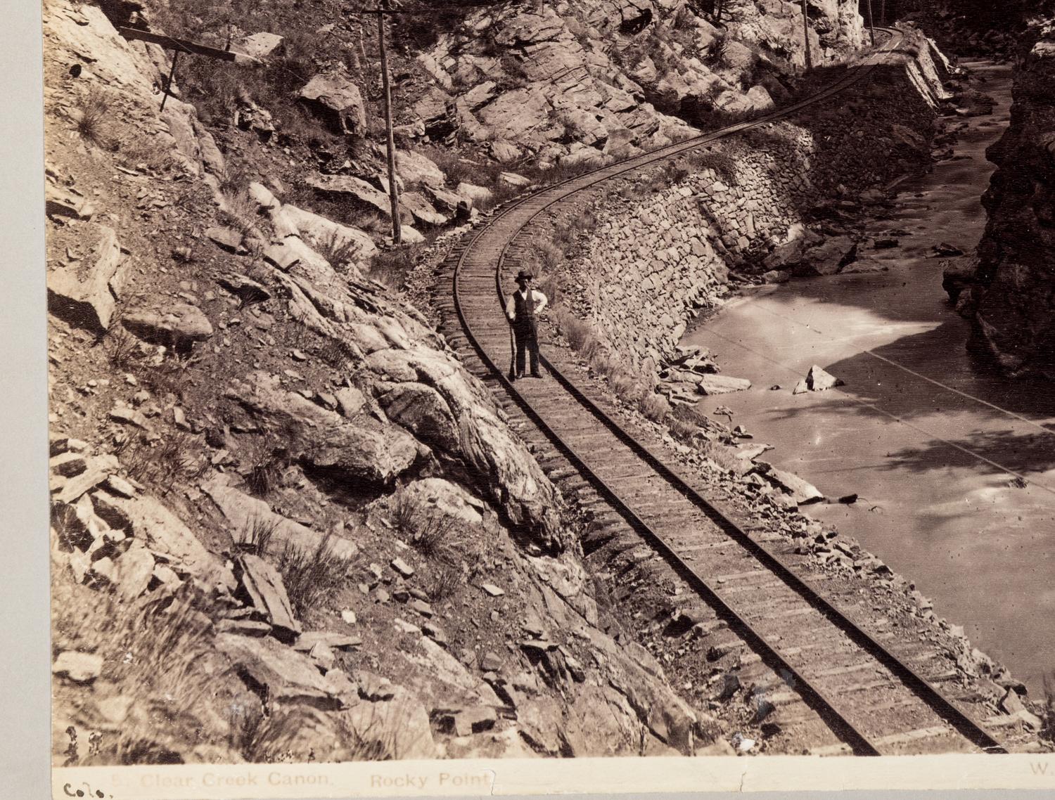 William Henry Jackson (1843-1942) Rocky Point, Clear Creek Cañon, Colorado, 1885