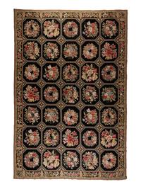 An Edwardian Style Needlepoint Rug