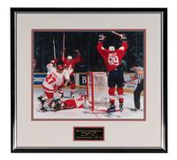 A Large Group of Hockey Hall of Fame Signed Artworks Including Wayne Gretzky and Mario Lemieux