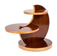 An Art Deco Style Two-Tier Circular Side Table — DENISE CHARLES, 20TH CENTURY