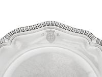 Two Sets of Twelve George III Silver Dinner Plates