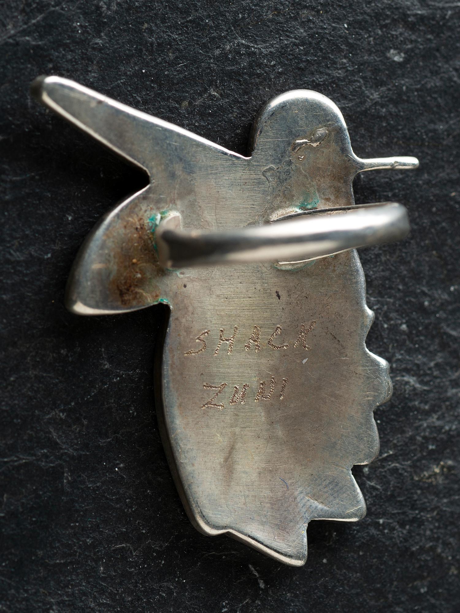 Channel Inlay Hummingbird Squash Blossom Necklace Suite