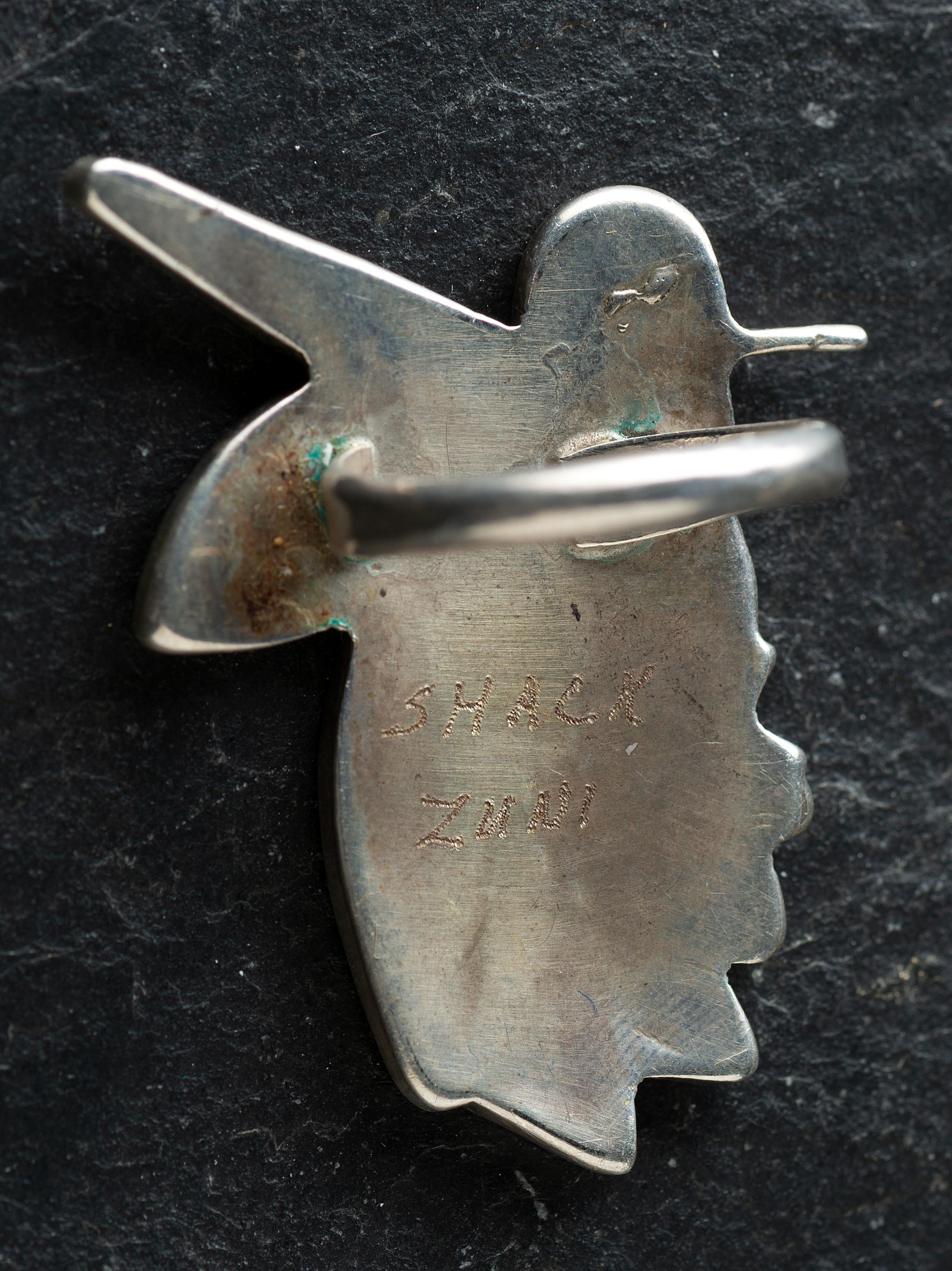 Channel Inlay Hummingbird Squash Blossom Necklace Suite