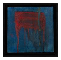 Untitled (Red on Blue)
