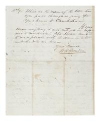 LINCOLN, Abraham (1809-1865). Autograph sum book leaf signed twice ("Abraham Lincoln"). Pigeon Creek, Spencer County, Indiana, ca. 1824.