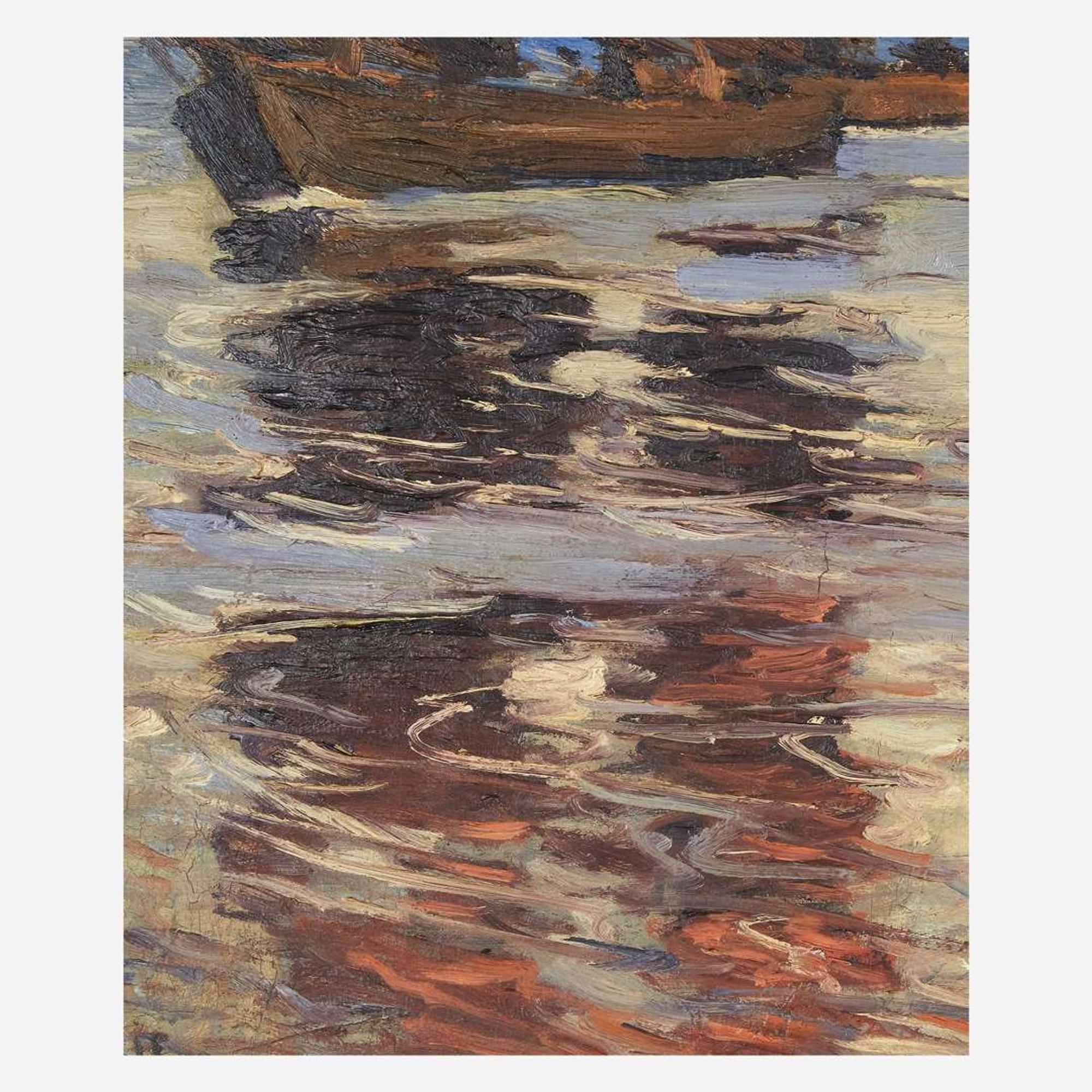 Jonas Lie (American/Norwegian, 1880–1940) Fishing Boats, Early Morning