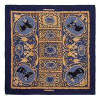 Two Hermès 90cm Silk/Cashmere Scarves