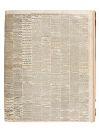 [CIVIL WAR]. Cincinnati Daily Gazette . 318 issues in 2 bound volumes. [ With :] Springfield Weekly Republic . 122 issues. Springfield, OH, 1864-1865. and Lancaster Gazette . 95 issues. Lancaster, OH, 1866-1867.