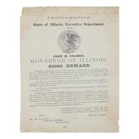[African-Americana] $1,000 Reward Poster for the Capture of the Perpetrators who Lynched an African American Man