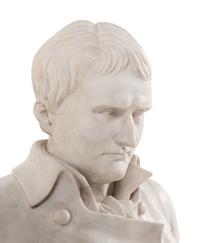 A Continental Marble Bust of Napoleon Bonaparte