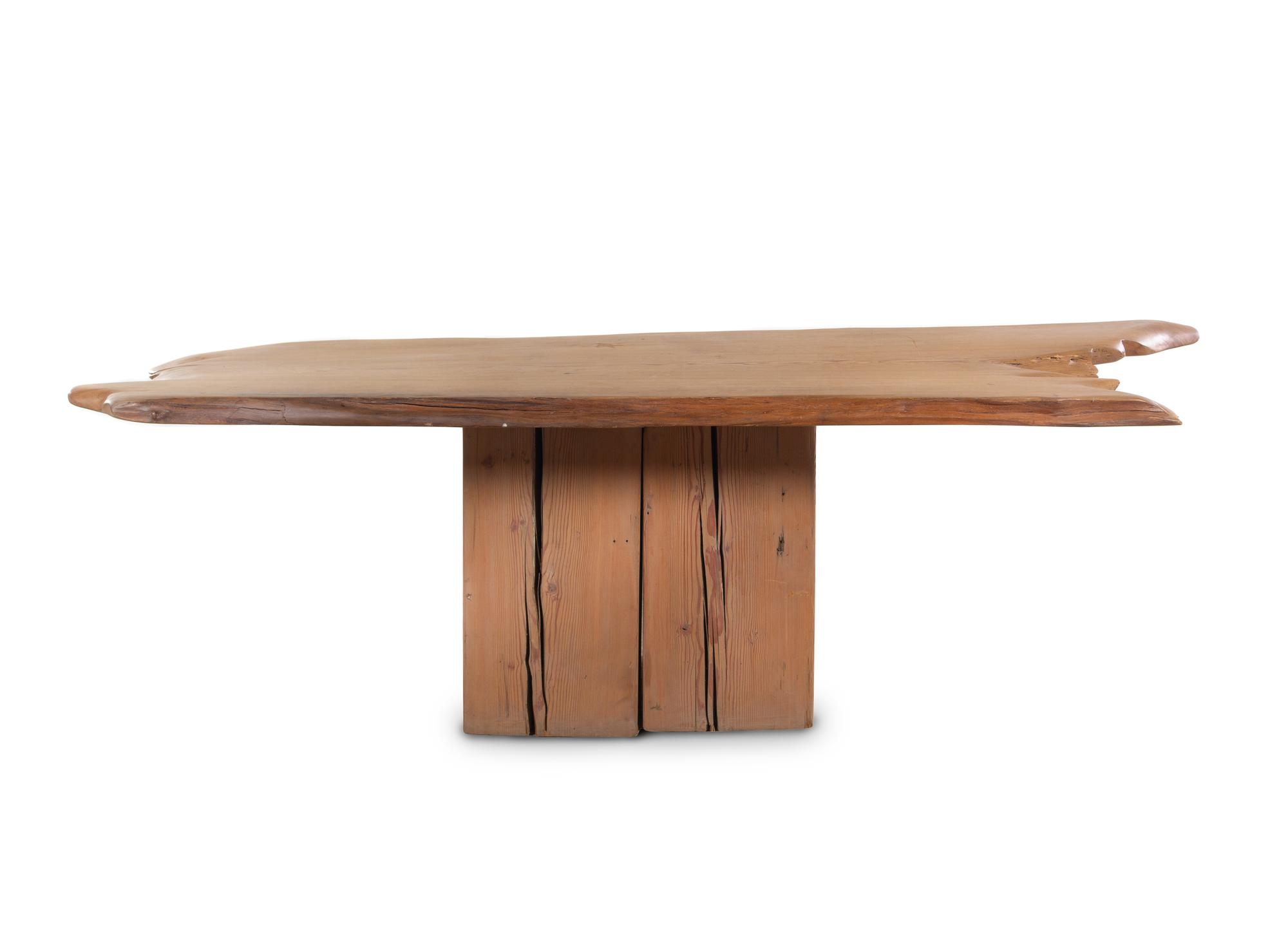 A Contemporary Cypress Dining Table